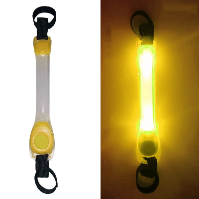 Collier lumineux pour chien – LED jaune intense en fonctionnement