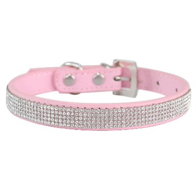 Collier-chien-glamour-LuxePattes-rose