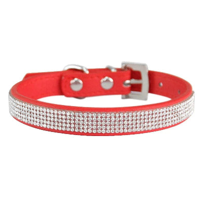 Collier-chien-glamour-LuxePattes-rouge