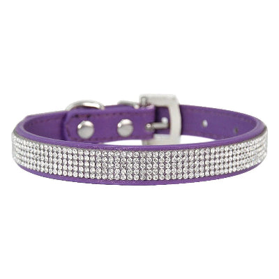  Collier-chien-glamour-LuxePattes-violet