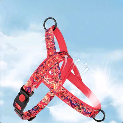 Harnais-pour-chien-rouge-DOGSAFEHARNESS™