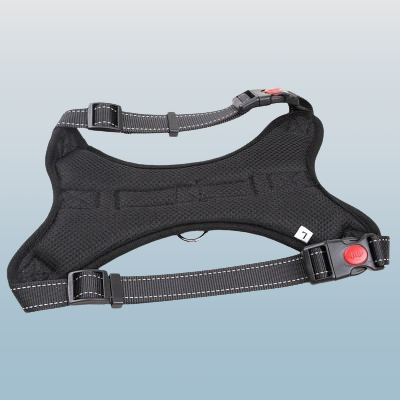 Harnais chien noir ProMarche™ réglable