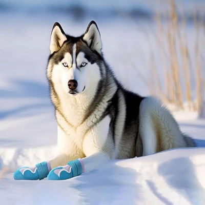 chaussure-pour-chien-bleu-Dogboots