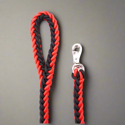 Laisse pour chien TrailTress™ noir huit brins