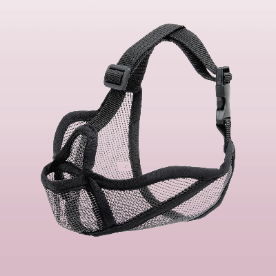 Muselière pour chien ShortSnout™ noir respirante